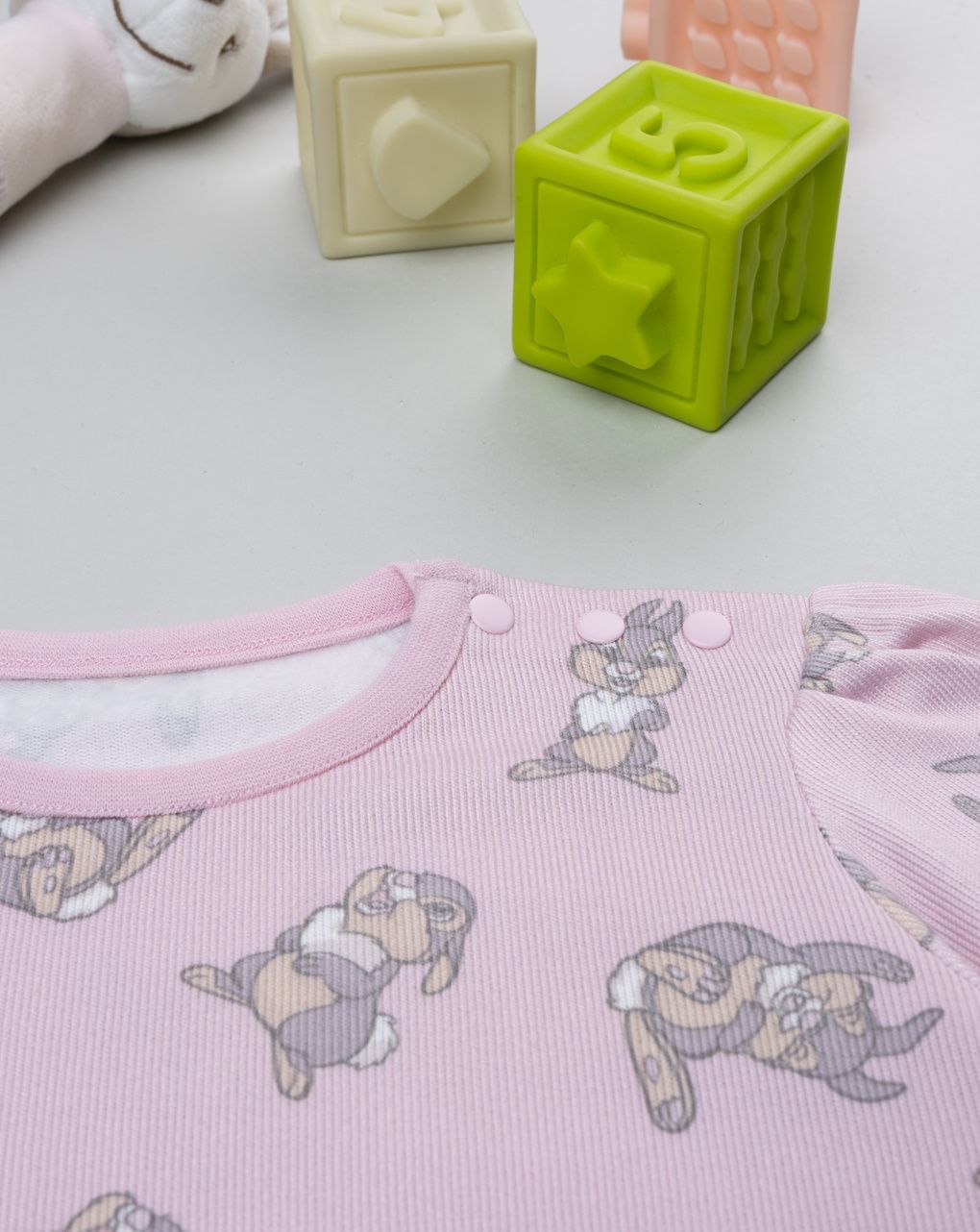 Pigiama fepato bimba rosa tippete