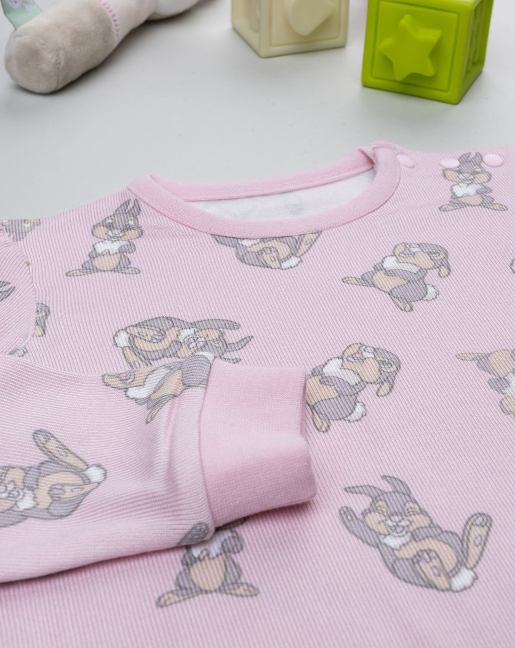 Pigiama fepato bimba rosa tippete