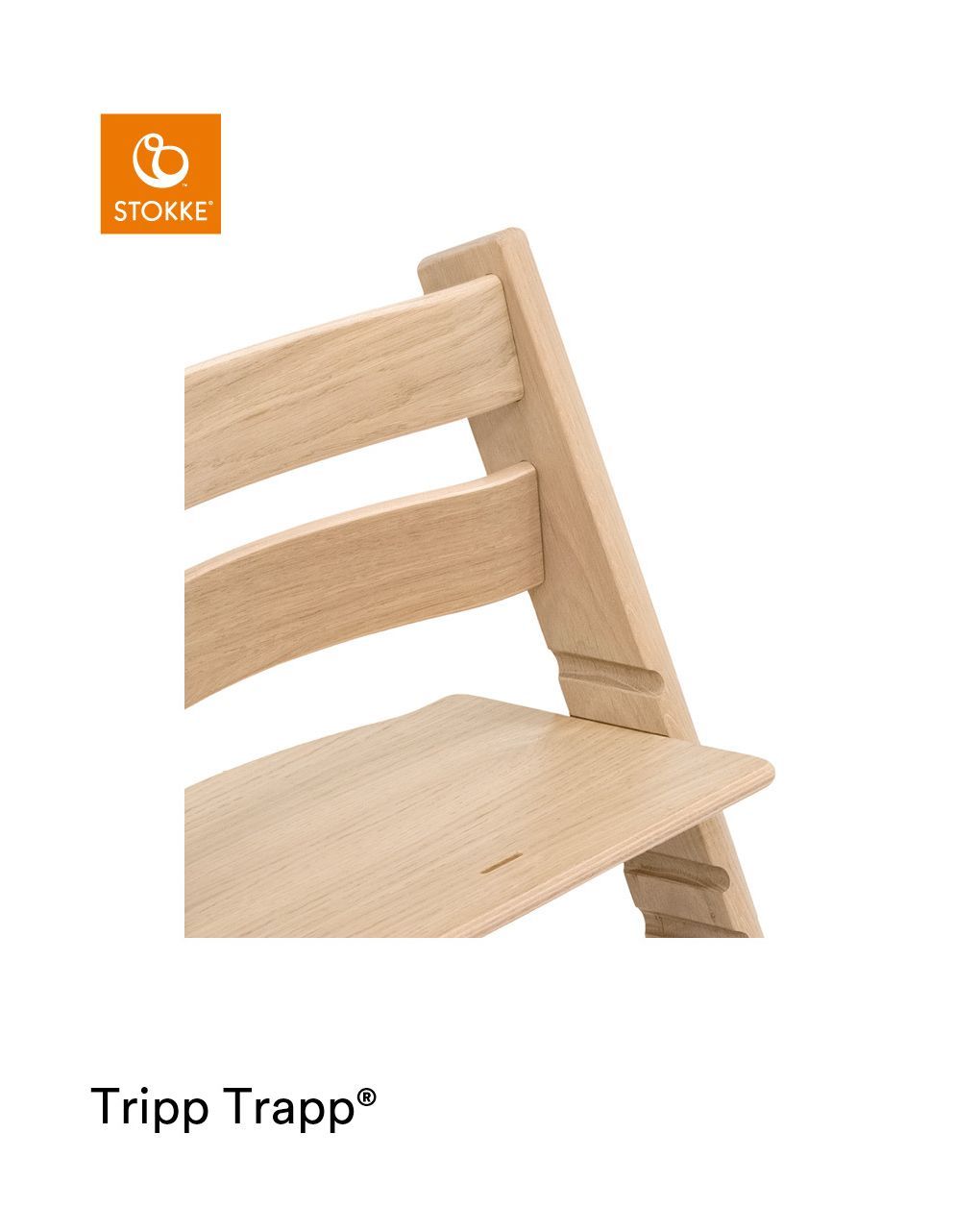 Tripp trapp® sedia rovere naturale personalizzabile - stokke®