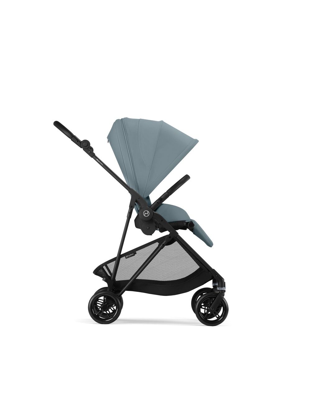 Passeggino melio carbon b/stormy blue-light blue - cybex
