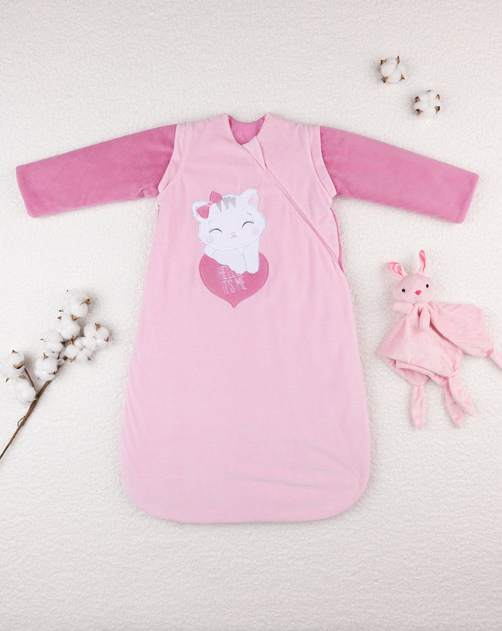 Sacco nanna maniche removibili neonata - tog 3,5