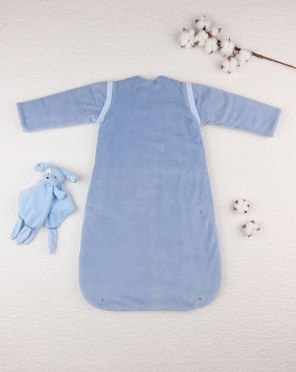 Sacco nanna neonato maniche removibili - tog 3,5