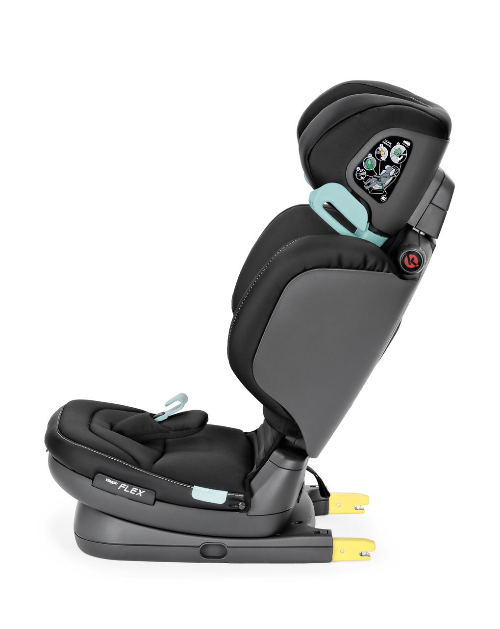 Seggiolino auto viaggio flex isize (100-150 cm) licorice - peg perego