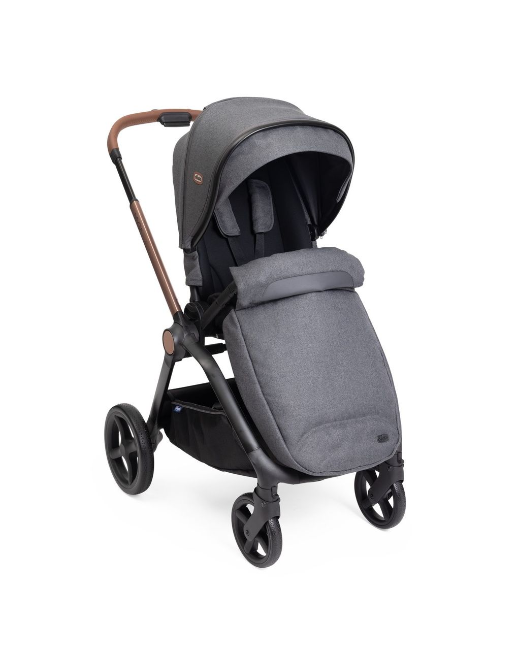 Passeggino mysa black satin - chicco