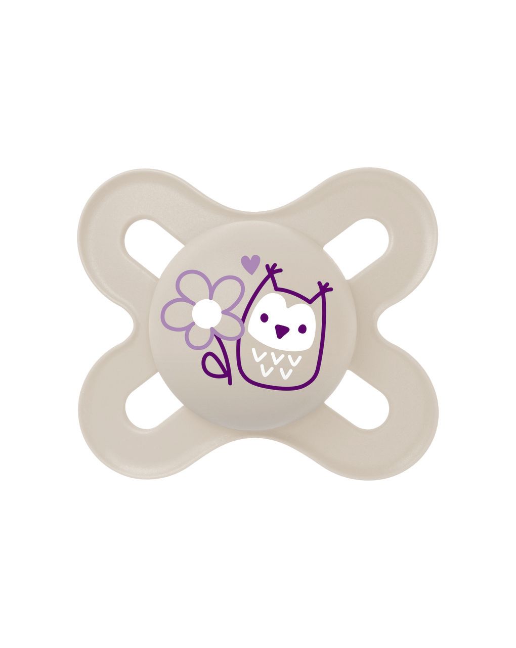 Succhietti original start  0-2m silicone bio-circolare conf. doppia rosa/grigio - mam