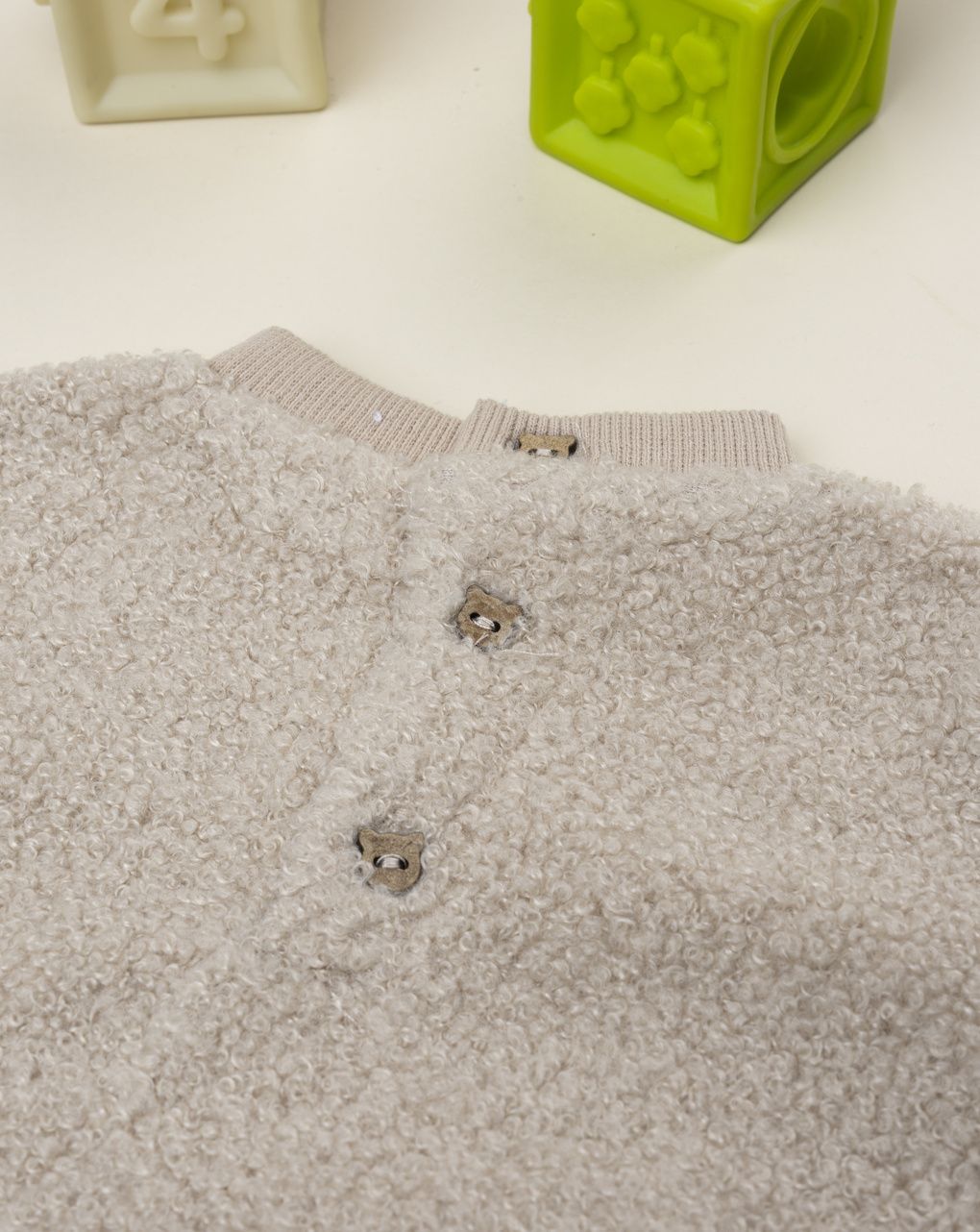 Maglia neonato effetto peluches