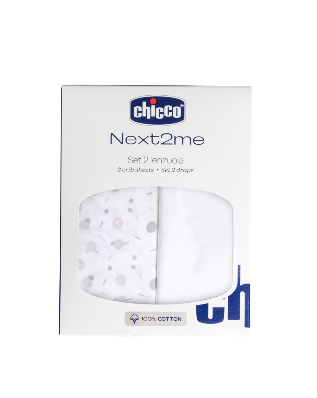 Set 2 lenzuola next2me - confetti