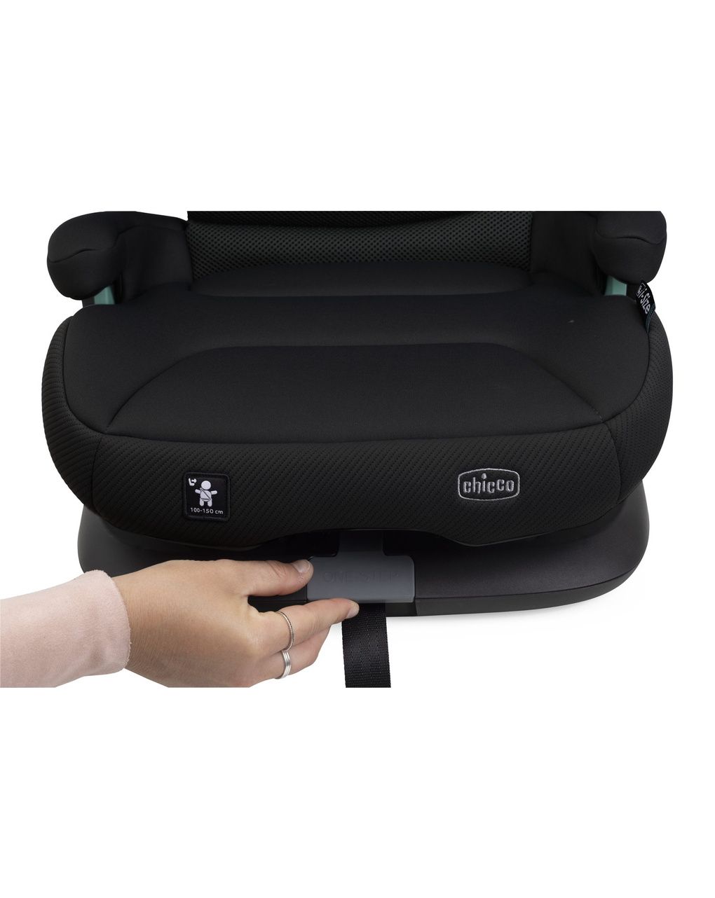 Seggiolino fold&go s i-size posh black 100-150cm - chicco