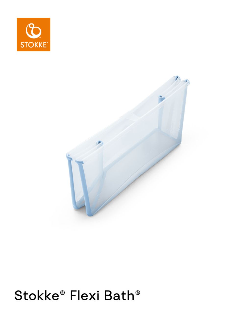 Vaschetta pieghevole flexi bath® x-large ocean blue - stokke®