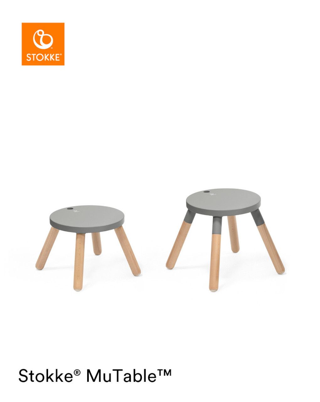 Sedia mutable™ v2 storm grey - stokke®