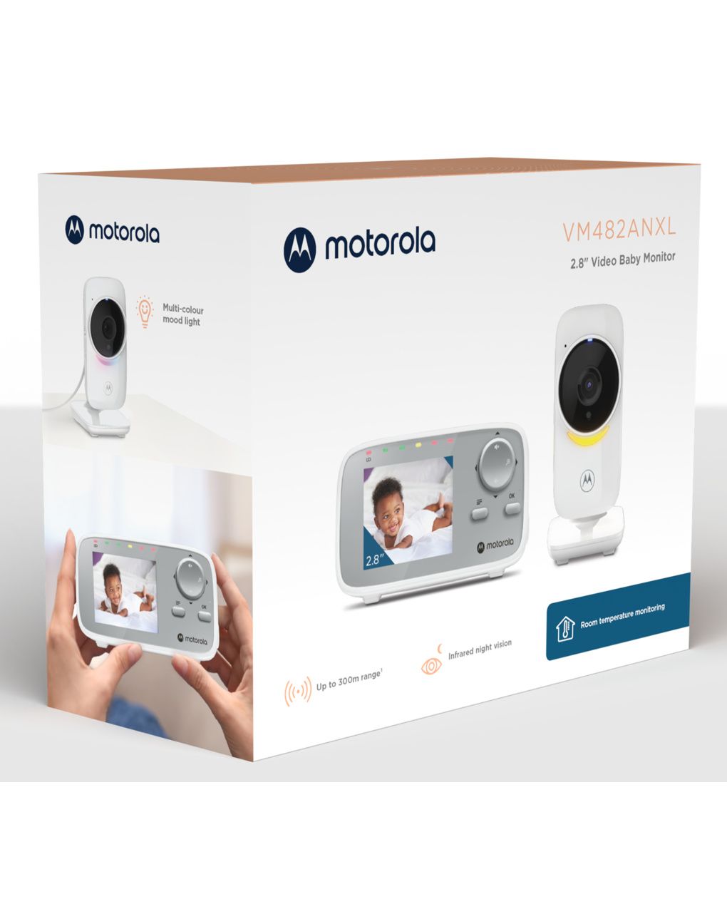 Baby monitor vm 482anxl 2,8" - motorola