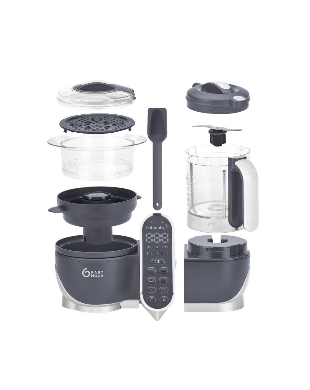 Cuocipappa nutribaby (+) grigio - babymoov