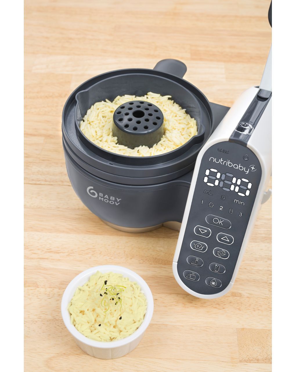 Cuocipappa nutribaby (+) grigio - babymoov