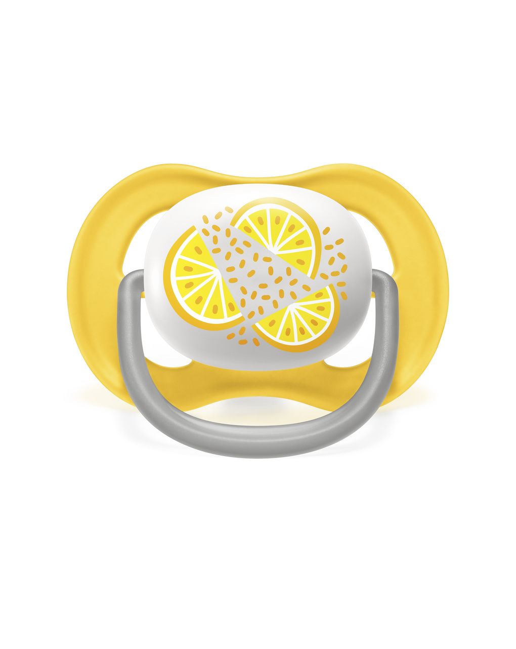 2 ciucci ultra air collection 6-18 mesi decorazione limone/arancia - philips avent