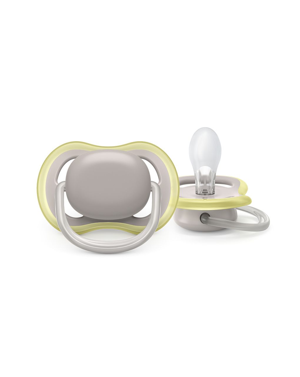 2 ciucci ultra air 6-18 mesi colore verde/grigio - philips avent