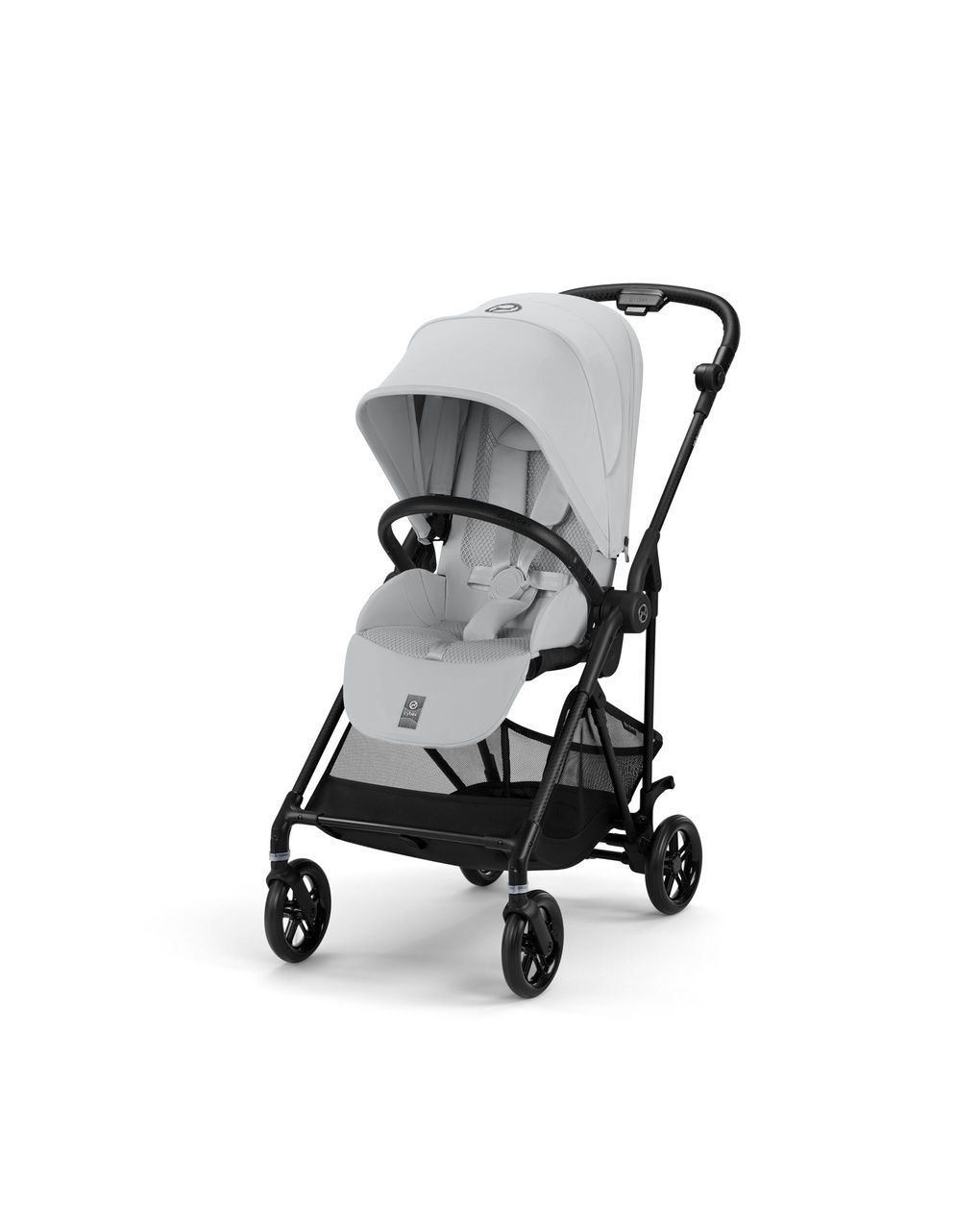 Passeggino melio carbon b/fog grey-light grey - cybex