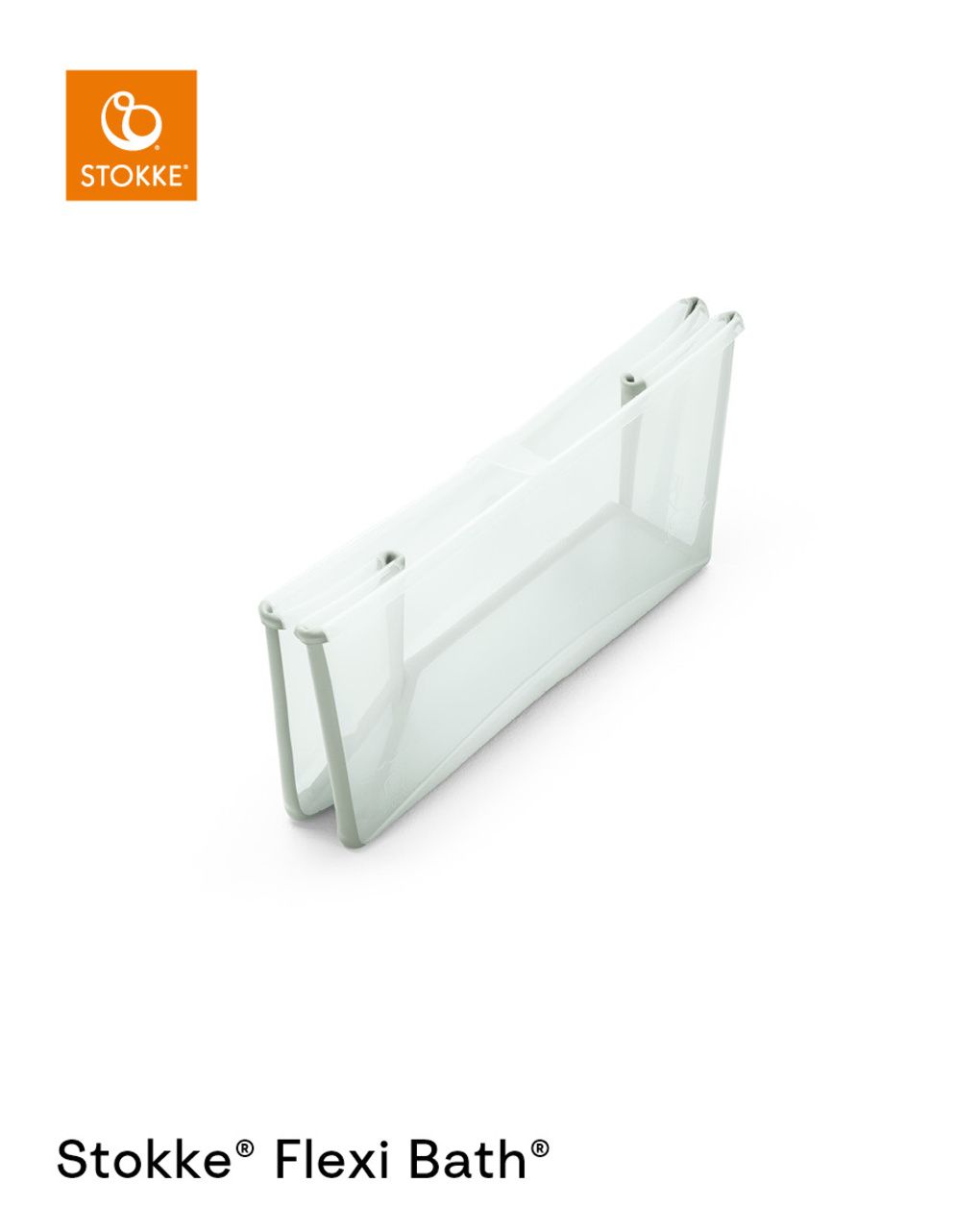 Vaschetta pieghevole flexi bath® x-large soft mint - stokke®