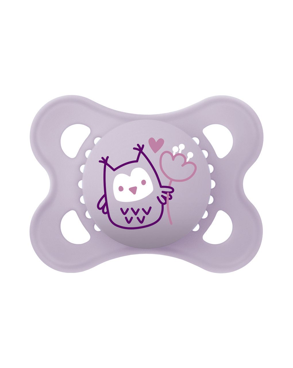 Succhietti original 2-6m silicone bio-circolare conf. doppia rosa/viola - mam