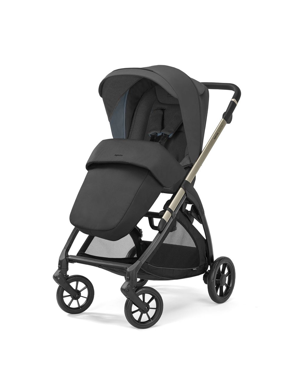 Passeggino electa telaio iridio black colore upper black - inglesina