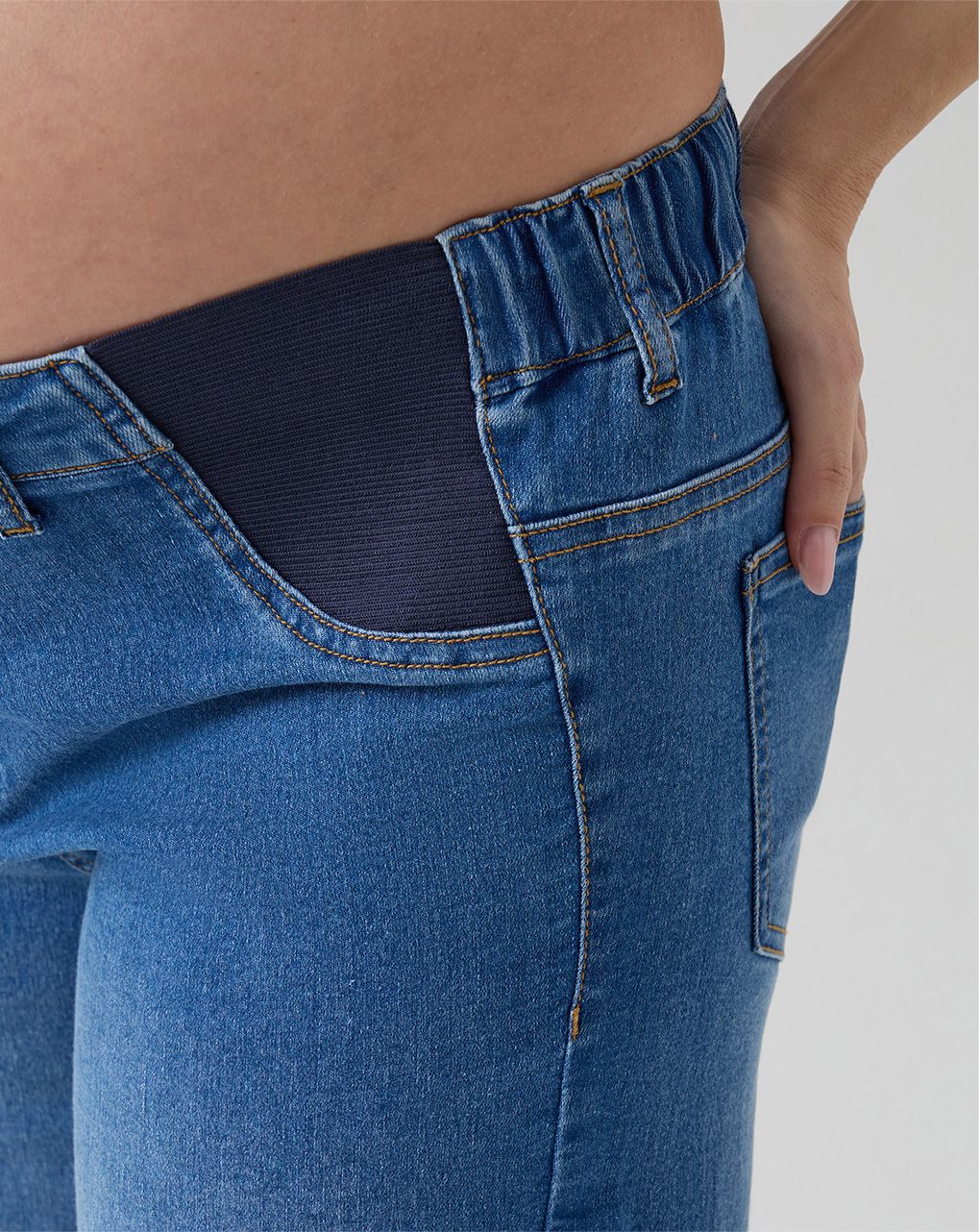 Pantapalazzo premaman denim chiaro