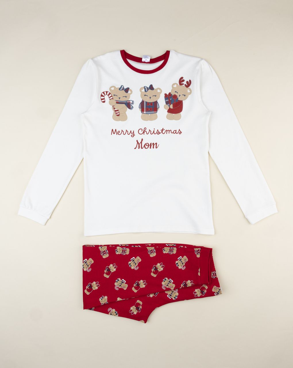 Pigiama famiglia natalizio mamma orsetti