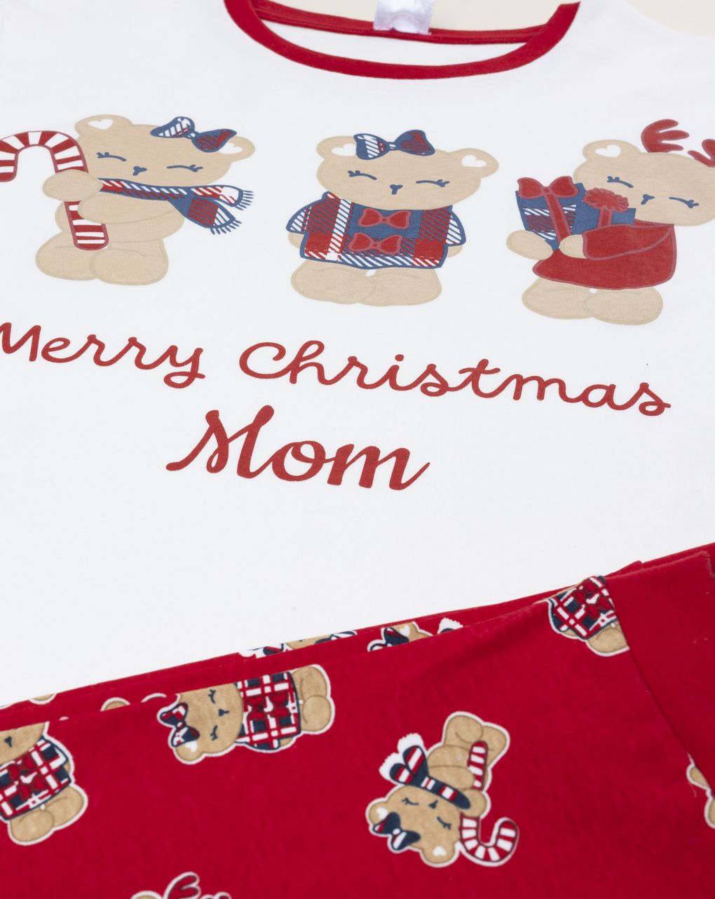 Pigiama famiglia natalizio mamma orsetti