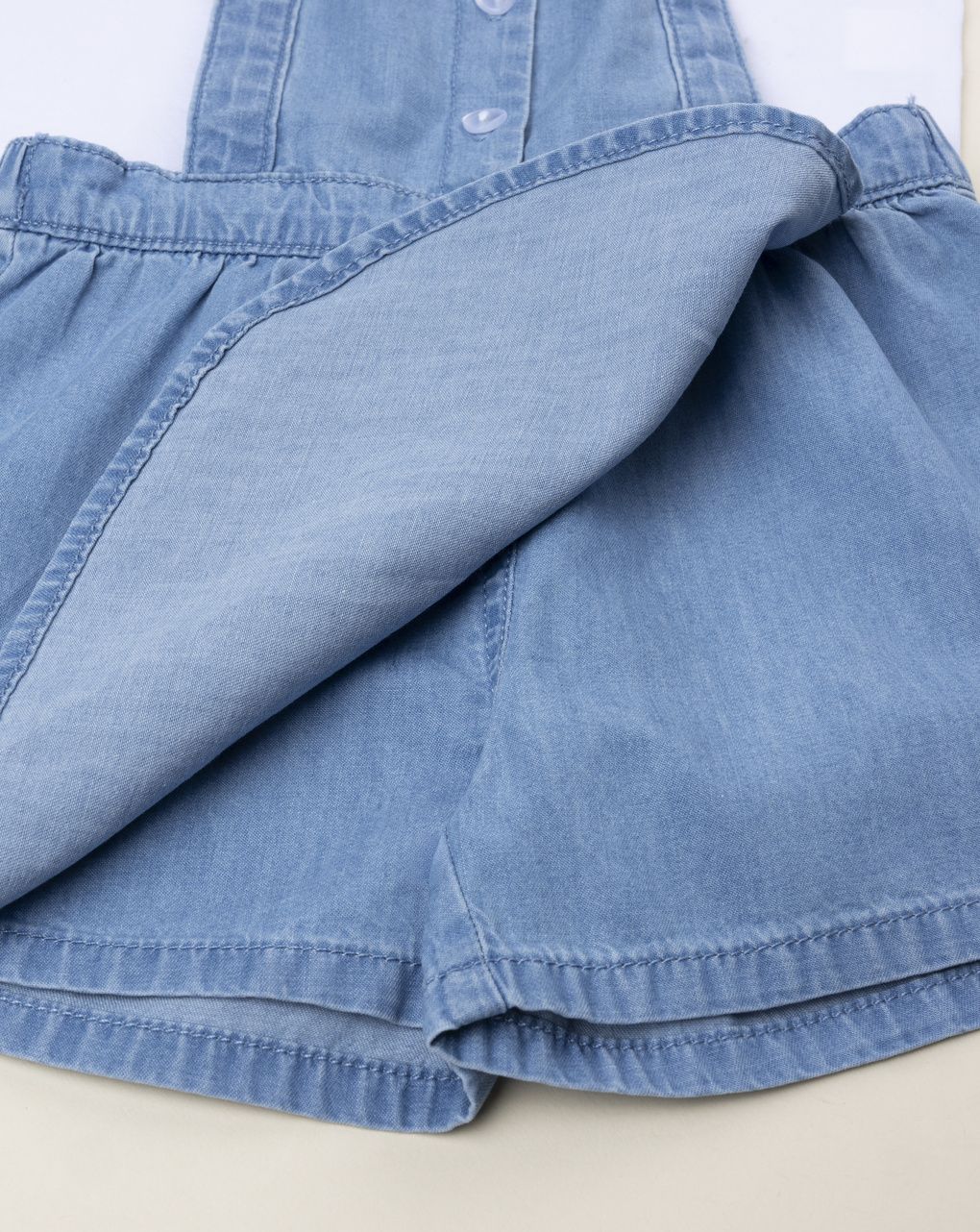 Completo estivo salopette e t-shirt bimba