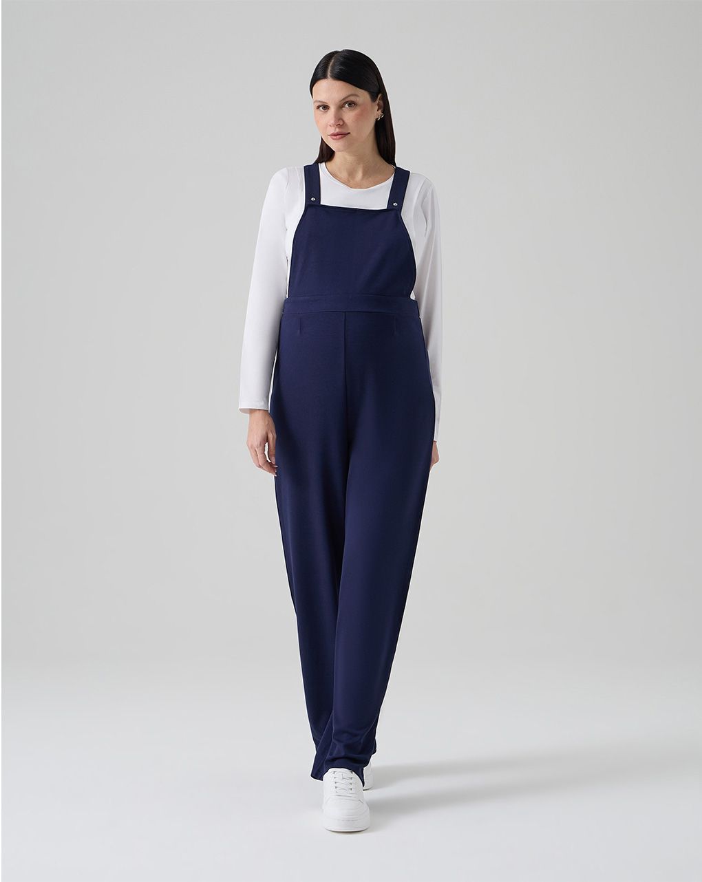 Salopette blu premaman