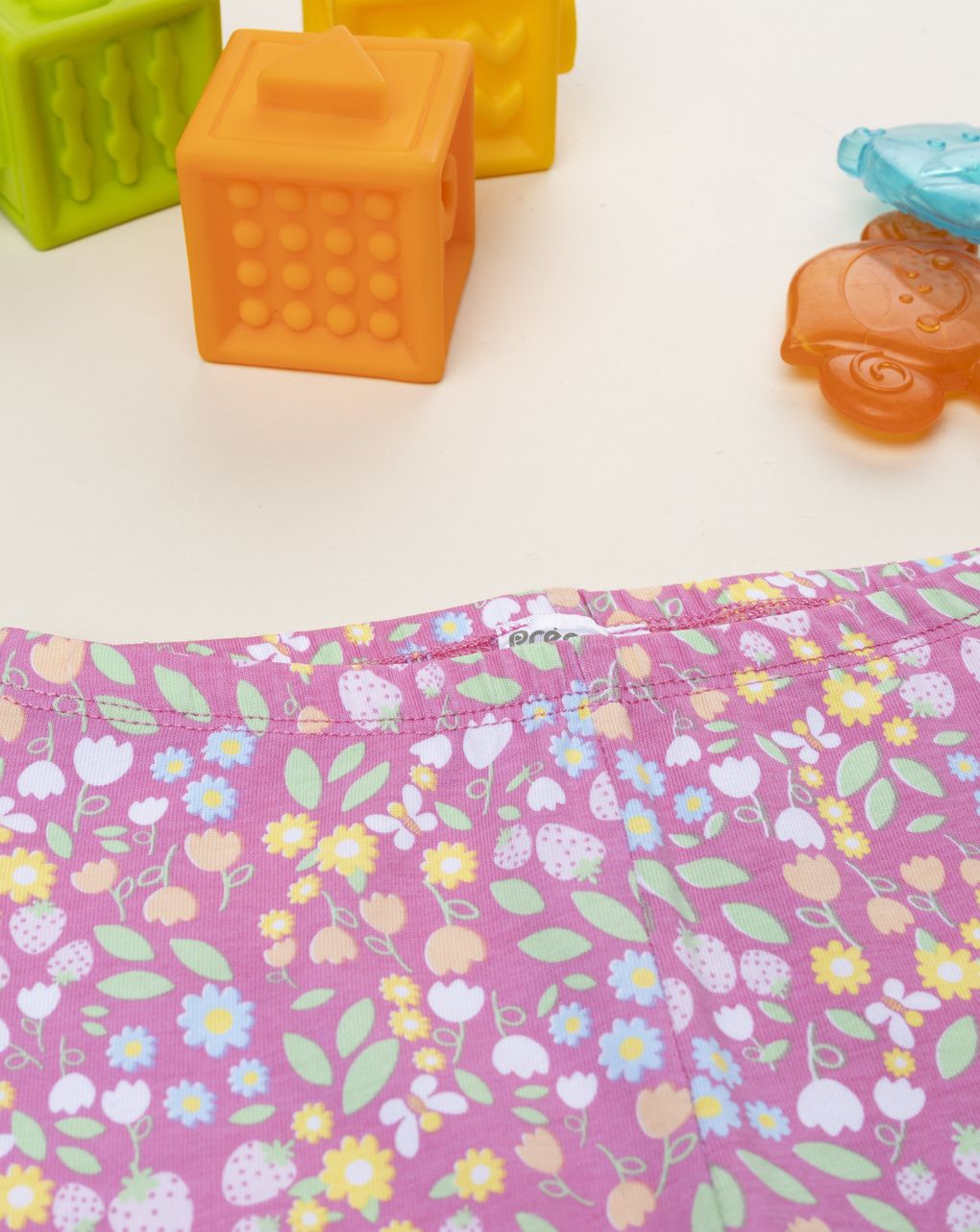 Legging 3/4 bimba rosa allover