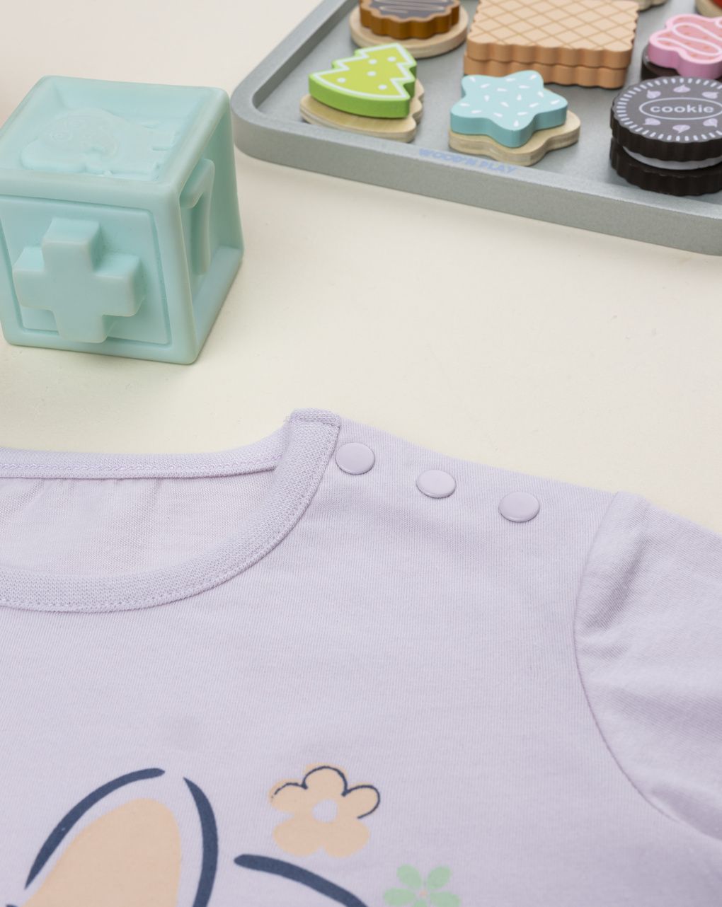 Pigiama estivo bimba minnie lilla