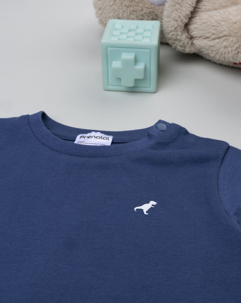 T-shirt bimbo blu mezza manica