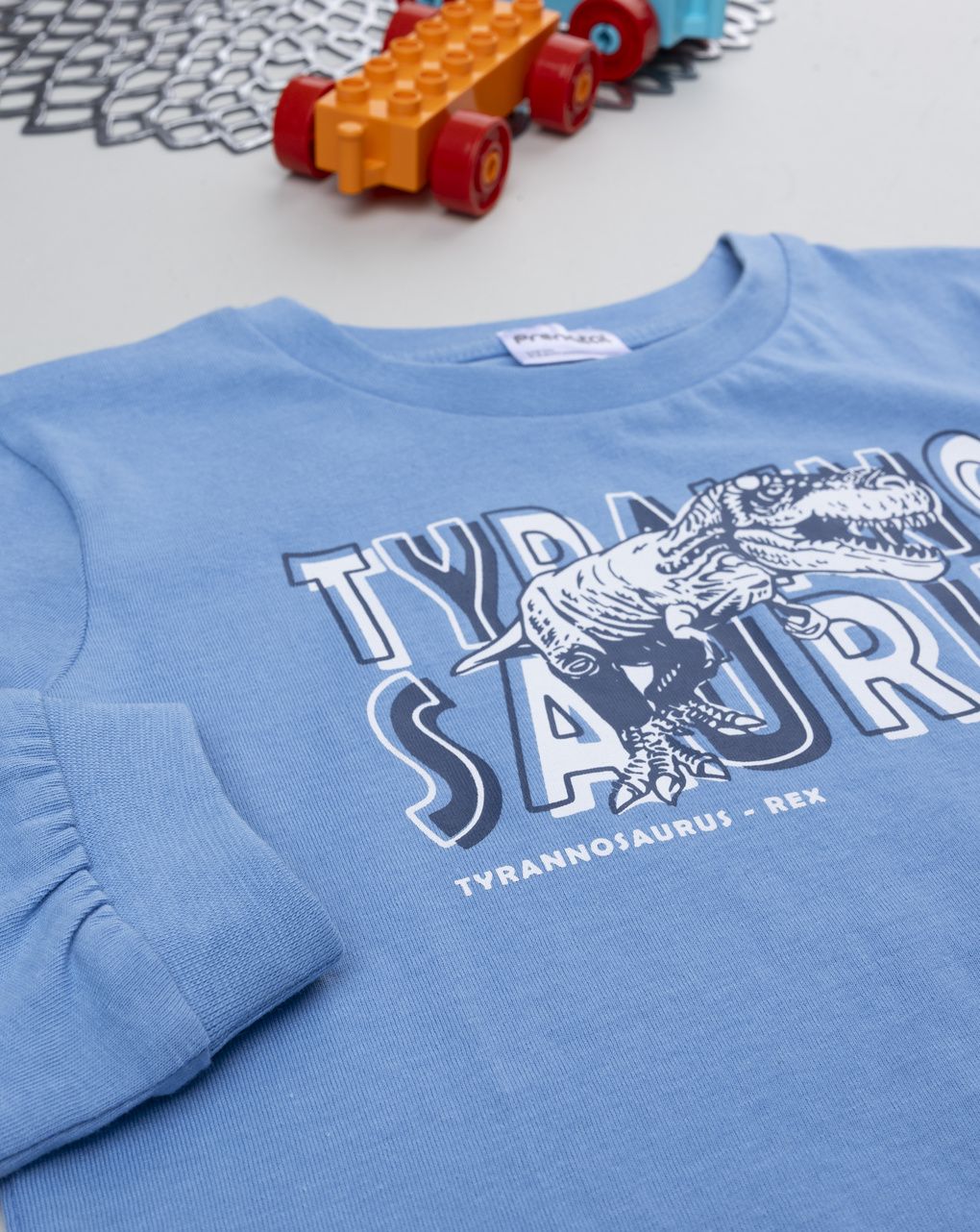 Pigiama bimbo azzurro tirannosauro
