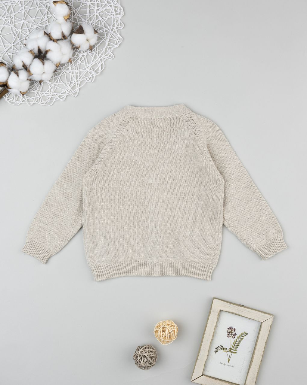 Cardigan bimbo beige