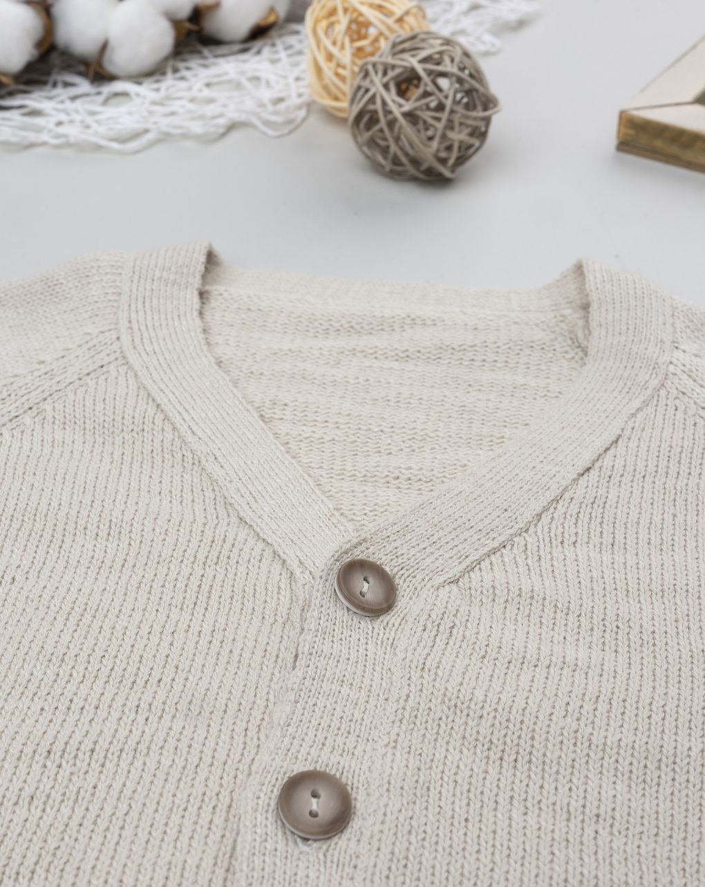 Cardigan bimbo beige