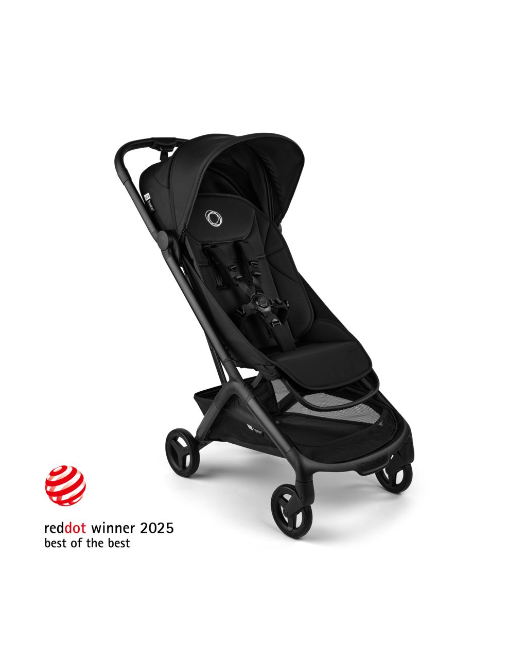 Passeggino da viaggio ultra-compatto butterfly 2 midnight black - bugaboo
