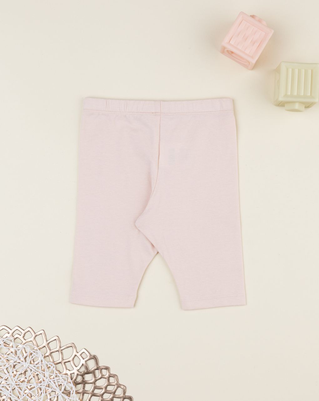 Legging bimba rosa tulipani