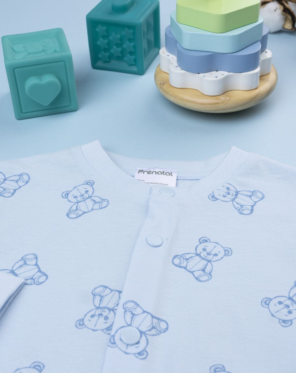 Pigiamone bimbo azzurro orsi
