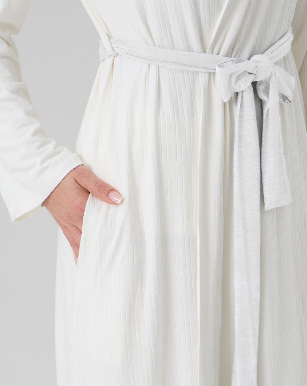 Vestaglia premaman panna a costina