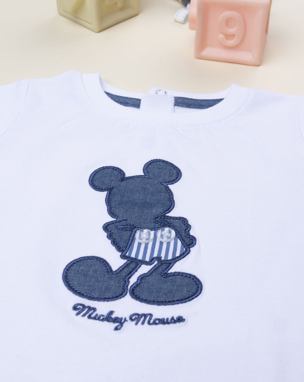 T-shirt bimbo mickey mouse denim