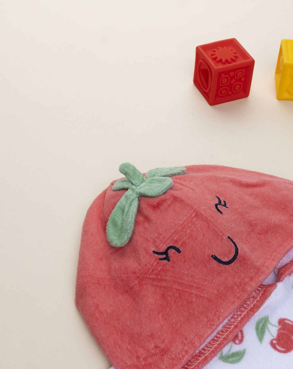 Poncho mare bimba fragola