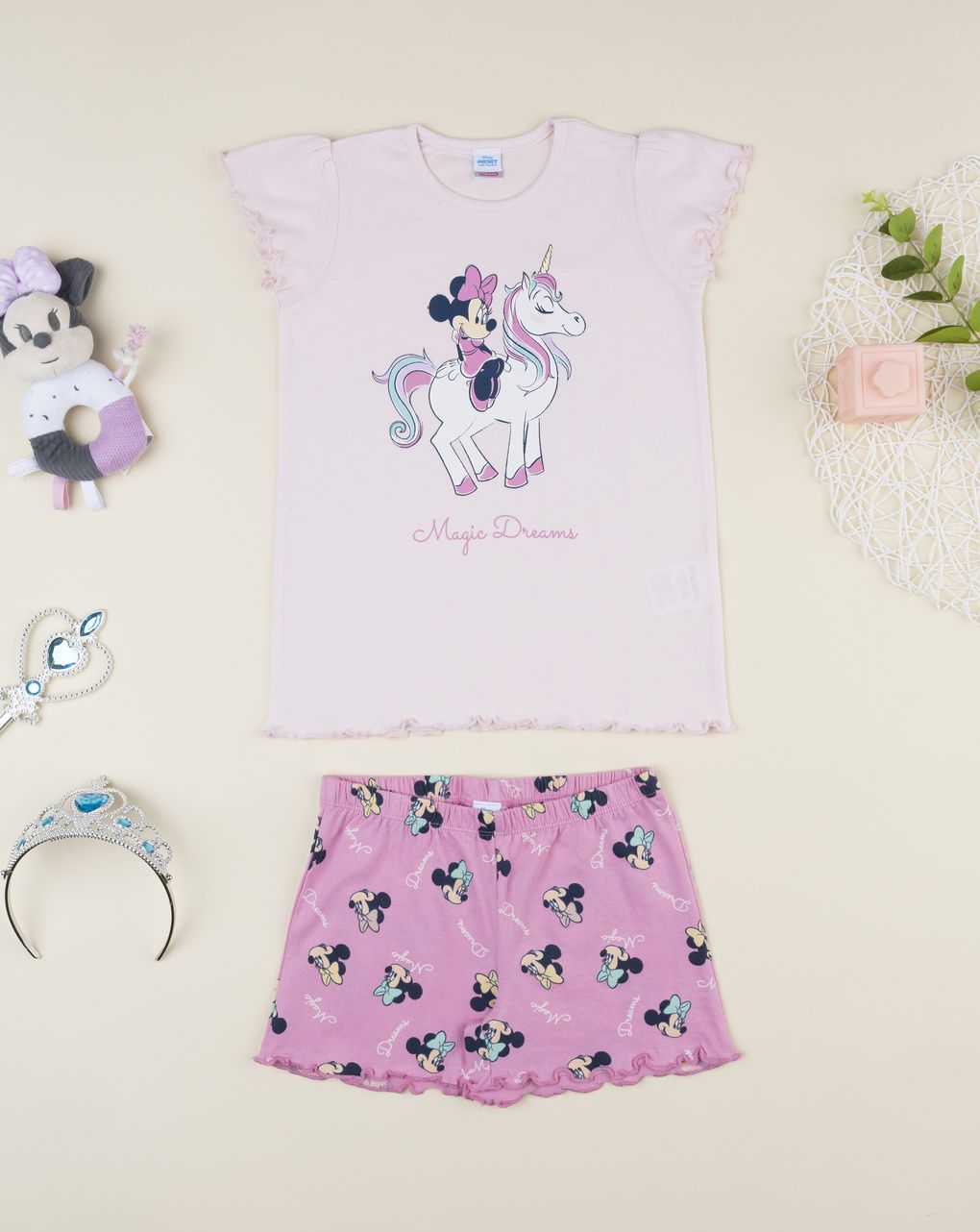 Pigiama bimba minnie estivo