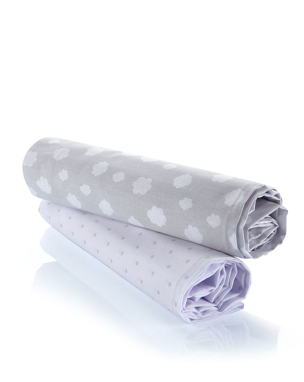 Pack 2 sotto letto bianco/grigio nuvole
