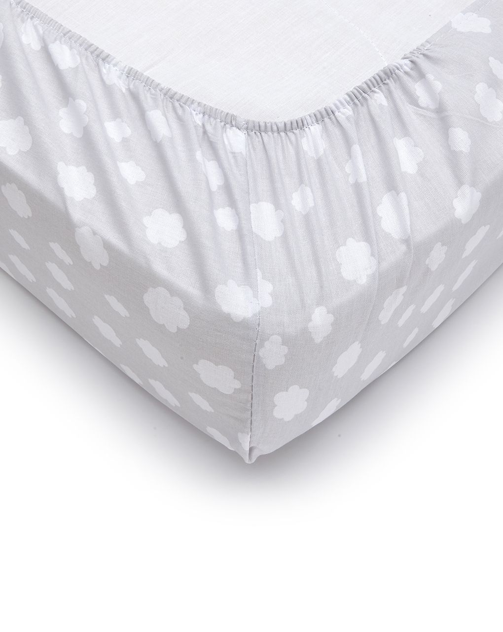 Pack 2 sotto letto bianco/grigio nuvole