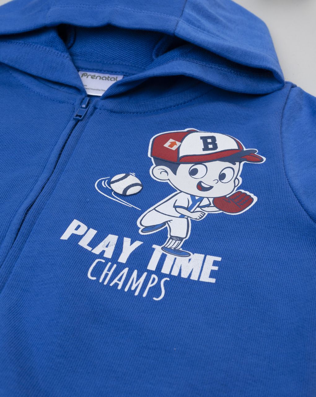 Felpa bimbo blu stampata