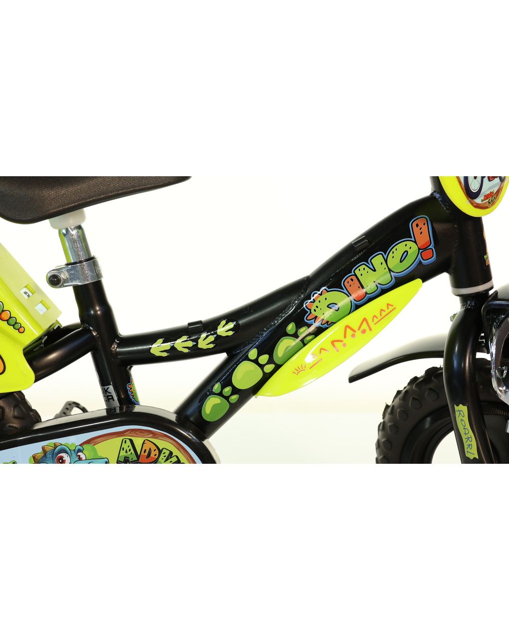 Bicicletta 10 pollici dinosaur con stabilizzatori – dino bikes