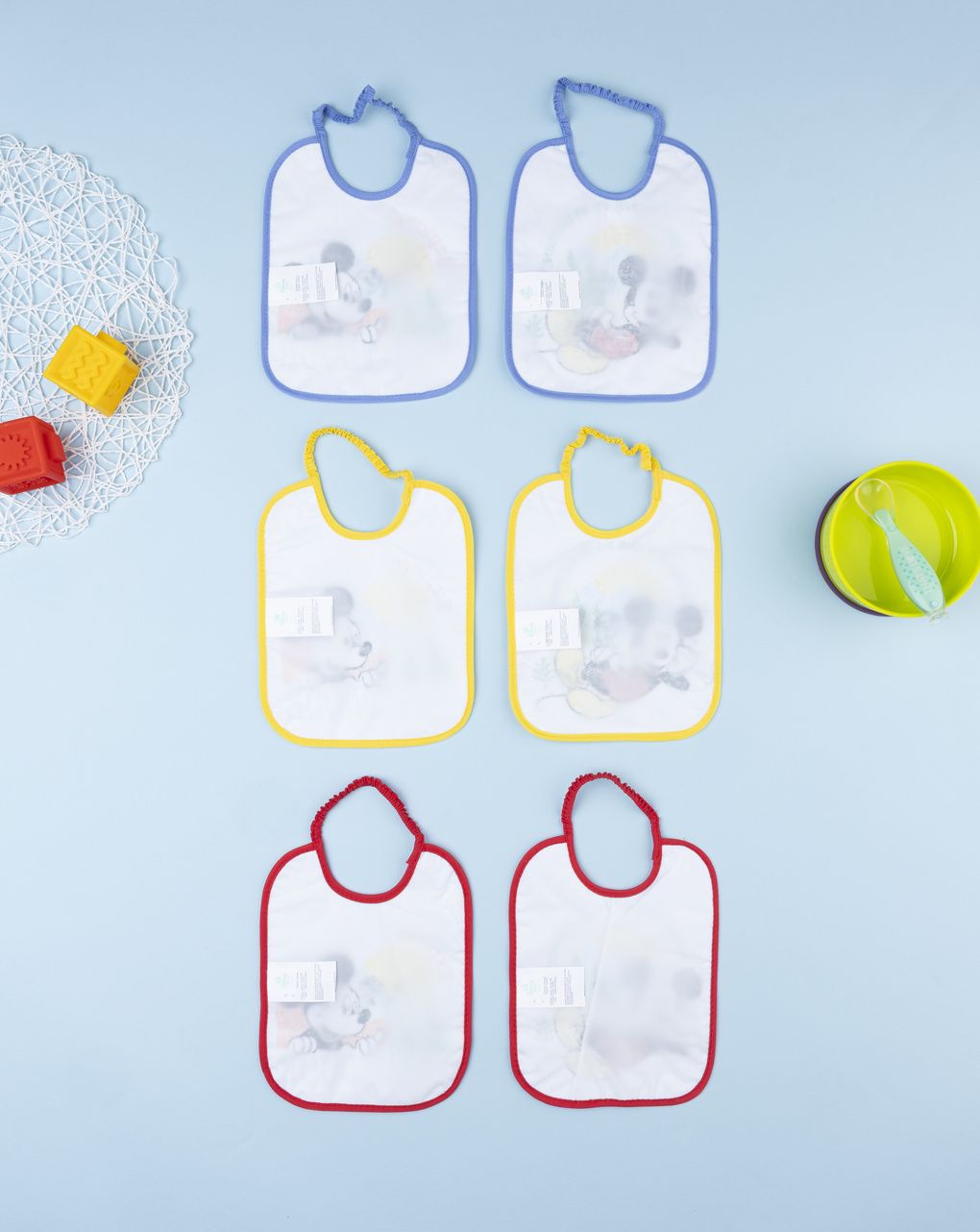 Pack 6 bavaglini grandi disney topolino