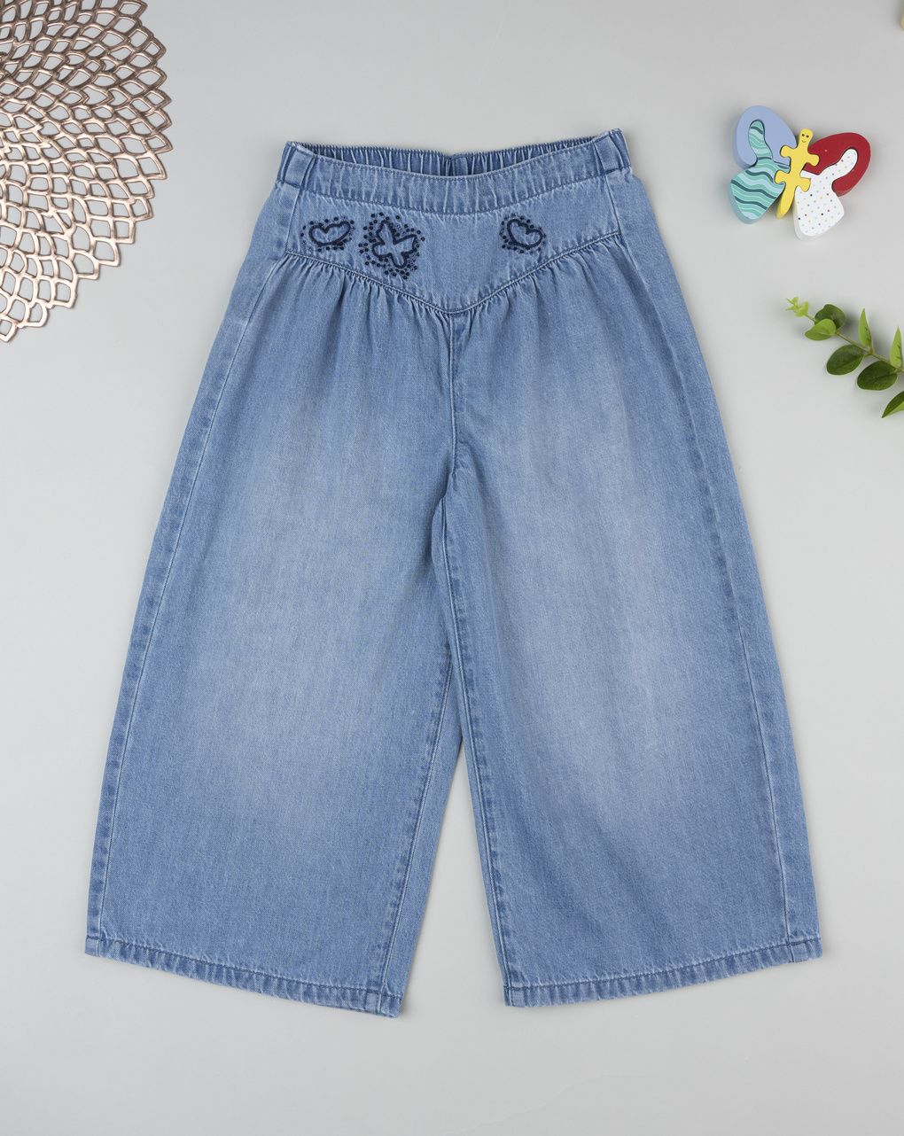 Pantapalazzo denim bimba
