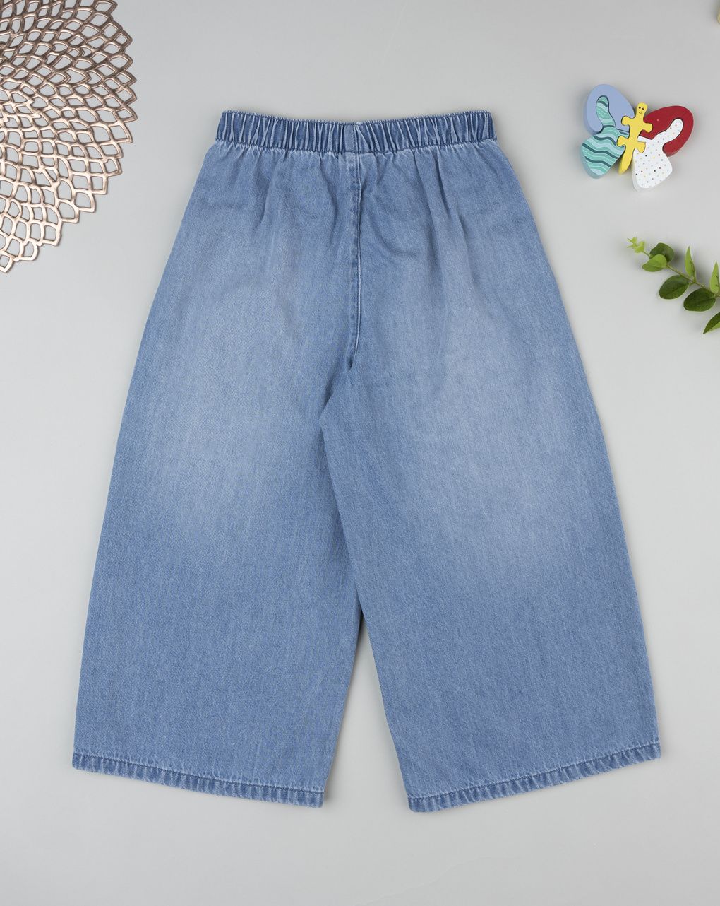 Pantapalazzo denim bimba