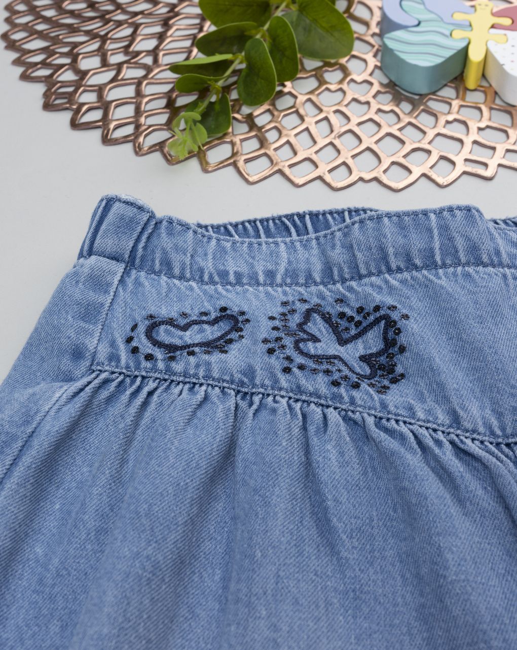 Pantapalazzo denim bimba