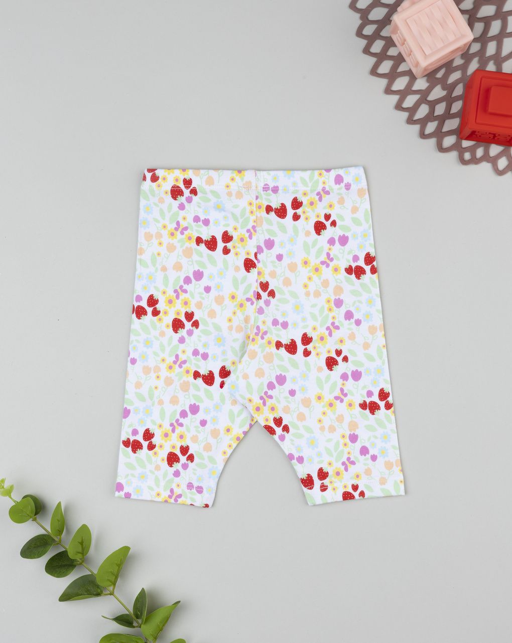 Legging bimba fantasia multicolot